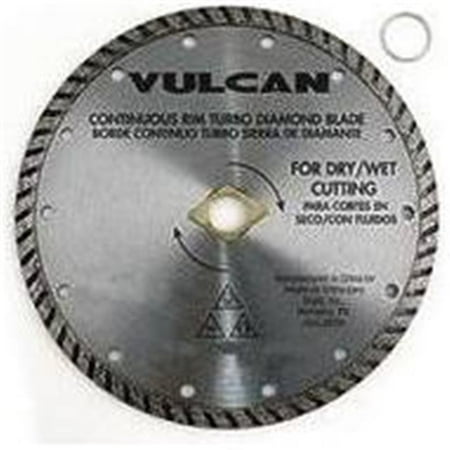 

Vulcan Turbo Continuous Rim Circular Saw Blade 10 In Dia X 5/64 In Thick 5/8 In Arbor Steel