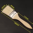 thumbnail image 2 of 3 Pieces 1/2/3 Inch Pastry Brushes Basting Oil Brush Hardwood Handles for Baking, Grilling, Cooking and Spreading Oil, Butter, BBQ Sauce, or Marinade Kitchen Gadgets, 2 of 7