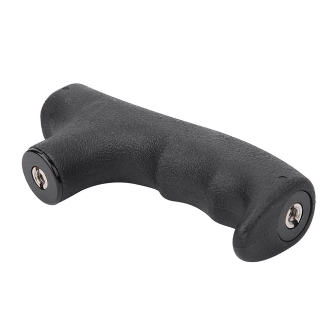 Walking Stick Head Plasitc Multifunctional Crutches Head Lightweight For 1/4 Inch And 3/8 Inch Screw Black