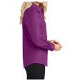 thumbnail image 3 of Yellow Rooster Womens Long Sleeve Easy Care Shirt Deep Berry S, 3 of 6