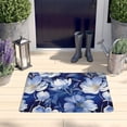 thumbnail image 2 of Pioneer Flower Floral Print Flannel Non Slip Door Rugs,Washable Door Mats Indoor,Decorative Door Mats,Dirt-Resistant and Absorbent Doormat for Entrance,Bedroom,Kitchen,Bathroom,23.5"x16", 2 of 5