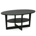thumbnail image 1 of Furinno JAYA 15020WN Round Coffee Table, Walnut, 1 of 5