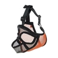 thumbnail image 6 of Short Snout Dog Muzzles- Adjustable Breathable Mesh Bulldog Muzzle for Prevent Biting Chewing Licking Grooming Dog Mask, Orange, L, 6 of 6