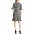 thumbnail image 2 of American Living Womens Tied Sleeve Sheath Dress, Grey, 12, 2 of 2