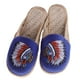thumbnail image 3 of 1 Par Zapatos Mocasines de Estilo Mu Baja Deporte de Mujer Hombre EU 37-40 Azul 39 Soledad Zapatillas planas bordadas, 3 of 10