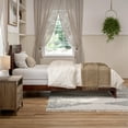 thumbnail image 5 of AFI Canyon Walnut Solid Wood Foundation Bed Frame with Matching Footboard, Twin-XL, 5 of 14