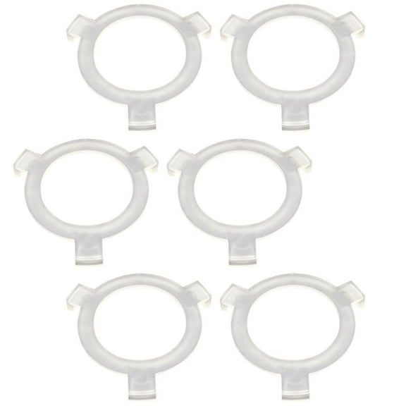 6 Pcs Lampshade Holder Collar Ring Adapter Bulb Base E14 to E27 Adaptor