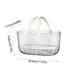thumbnail image 3 of Transparent Plastic Carrying Basket Shower Gel Washing Basket Dormitory Student Bath Storage Basket Towel Storage Basket Solution Storage Basket, 3 of 6