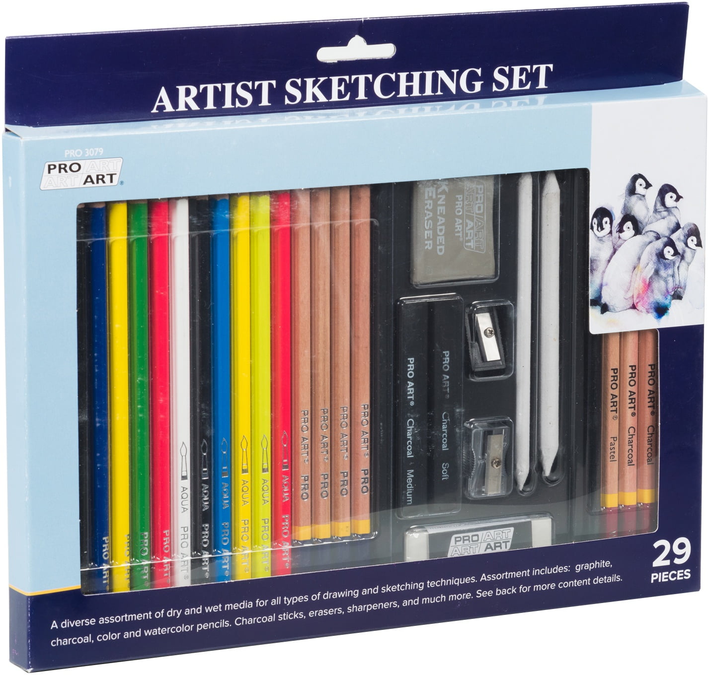 Pro Art Drawing Set 29/Pkg Walmart Canada