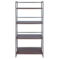 thumbnail image 4 of Winsome Wood Isa 4-Tier Shelf, Graphite & Walnut Finish, 4 of 8