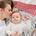 thumbnail image 3 of Gllquen Baby Blanket Ultra Soft Minky with Double Layer Dotted Backing Receiving Blankets for Newborn Girls, Toddlers, Infant 30"x 40" , Colorful Elephant, 3 of 12