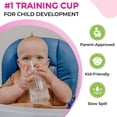 thumbnail image 4 of Vaso de entrenamiento Reflo Smart Cup transparente con control de flujo 360°, 4 of 7
