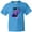 Pacific Blue, variant on Inktastic I Wear Purple For My Mom Lupus Awareness Youth T-Shirt