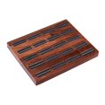 thumbnail image 3 of Jewelry Tray 20 Soft Slots Rings Display Stand for Rings Earrings Countertop dark gray, 3 of 8