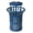 Blue, variant on Esheno Round Heavy Duty Outdoor Trash Can Large Metal Slatted Garbage Can All Weather Resistant Commercial Waste Receptacle for Park Beach Patio Black