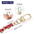 thumbnail image 2 of Uxcell Purse Chain Strap, 47" Adjustable Purse Straps Shoulder Replacement Strap, Red, 2 of 6
