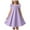Purple, variant on Gubotare Toddler Dress Girls'Summer Floral Dress Kids 2025 Puff Sleeve Round Neck Smocked Flowy Sun Dresses Size 4-5T (Pink,4-5 Years)