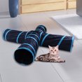 thumbnail image 4 of Sywqhk Túnel de entrenamiento plegable para gatos, tienda de campaña para gatos, juego de interior, suministros para mascotas (04) Sywqhk Para estrenar, 4 of 9