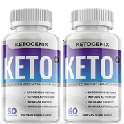 (2 Pack) Ketogenix Keto Max Pills Advanced Weight Mangement Puretonics VIP Tablets Ketogenic As Seen on for Women Men Supplements (120 Capsules)