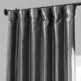 thumbnail image 4 of Graphite Faux Silk Taffeta Curtain (1 Panel), Graphite, 50W X 96L, 4 of 10