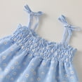 thumbnail image 3 of kaprioy Toddler Girl Clothes Girl Clothes Set Summer Kid 1T 2T 3T 4T 5T 6T 7T 8T Girl Clothes Shorts Set Cute Floral Printed Sleeveless Top Summer Outfits Cute Kid Clothes, 3 of 7