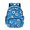 Soccer Pattern Blue, variant on SCRAWLGOD Dinosaur Skeleton Spot Bone Print Beige Lightweight Casual Backpack, Unisex Daypack for Travel Work Business Commute School, Laptop Storage Classic Modern Simple Design