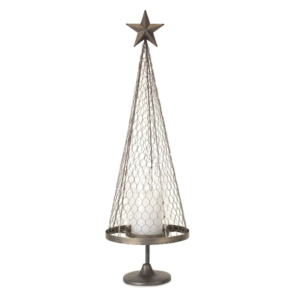 Tree/Candle Holder 25.25"H Metal