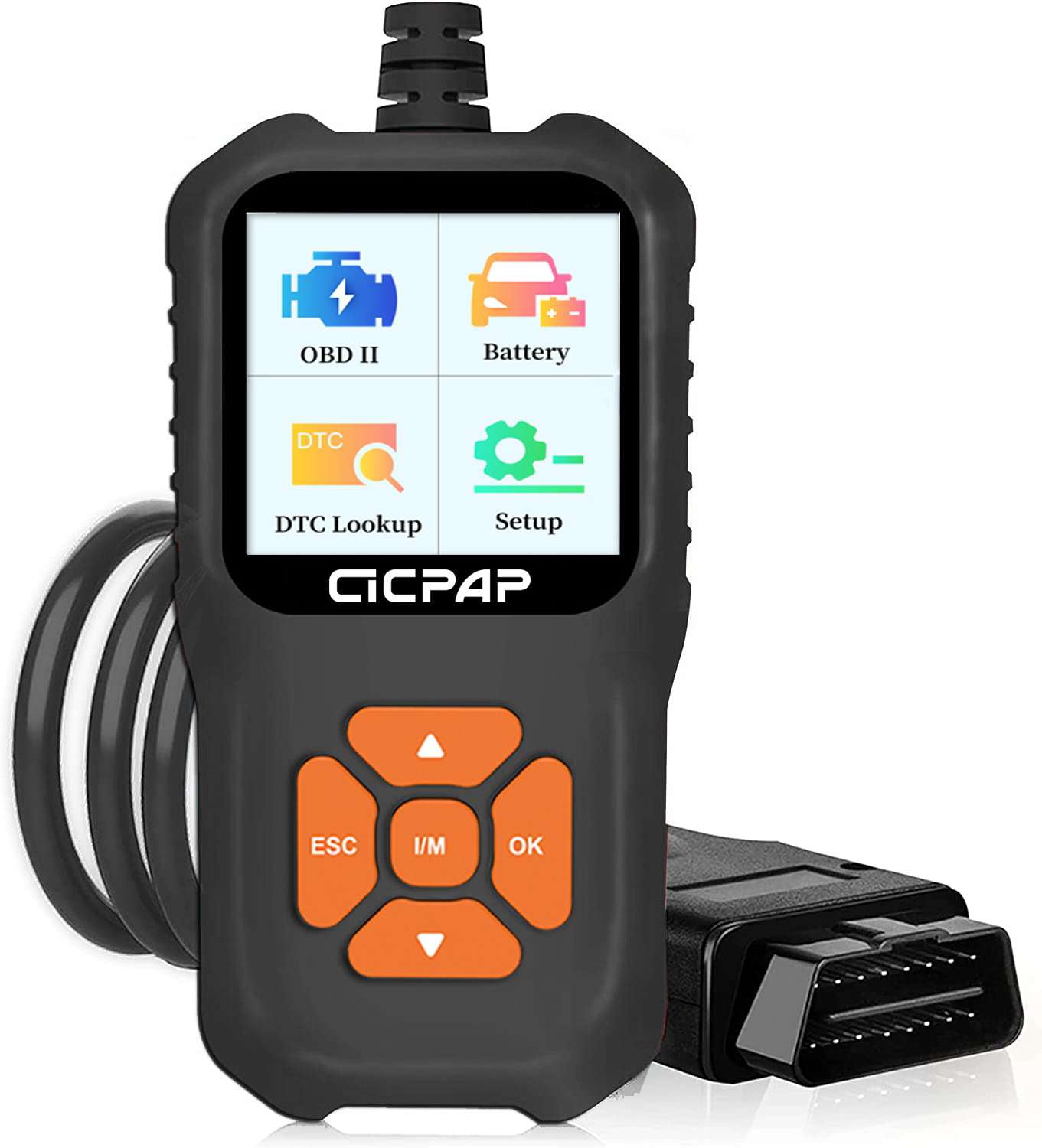 CICPAP Car OBD2 Scanner Code Reader, Engine Fault Car Diagnostic Tool for Quick Error Code Detection, Enhanced Diagnostic Scan Tool with Code Reading Function - Elite Edition