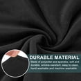 thumbnail image 3 of Couch Arm Cover, Stretch Sofa Armrest Cover with Twist Nails Scratch-Resistant Furniture Protector for Sofas Chairs, Black, 3 of 6