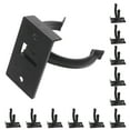 thumbnail image 3 of WEUVEB Cabinet Toe Kick Black Plastic Clips for Fixing, Easy Install, Durable, Water Resistant, 12Sets, 3 of 8