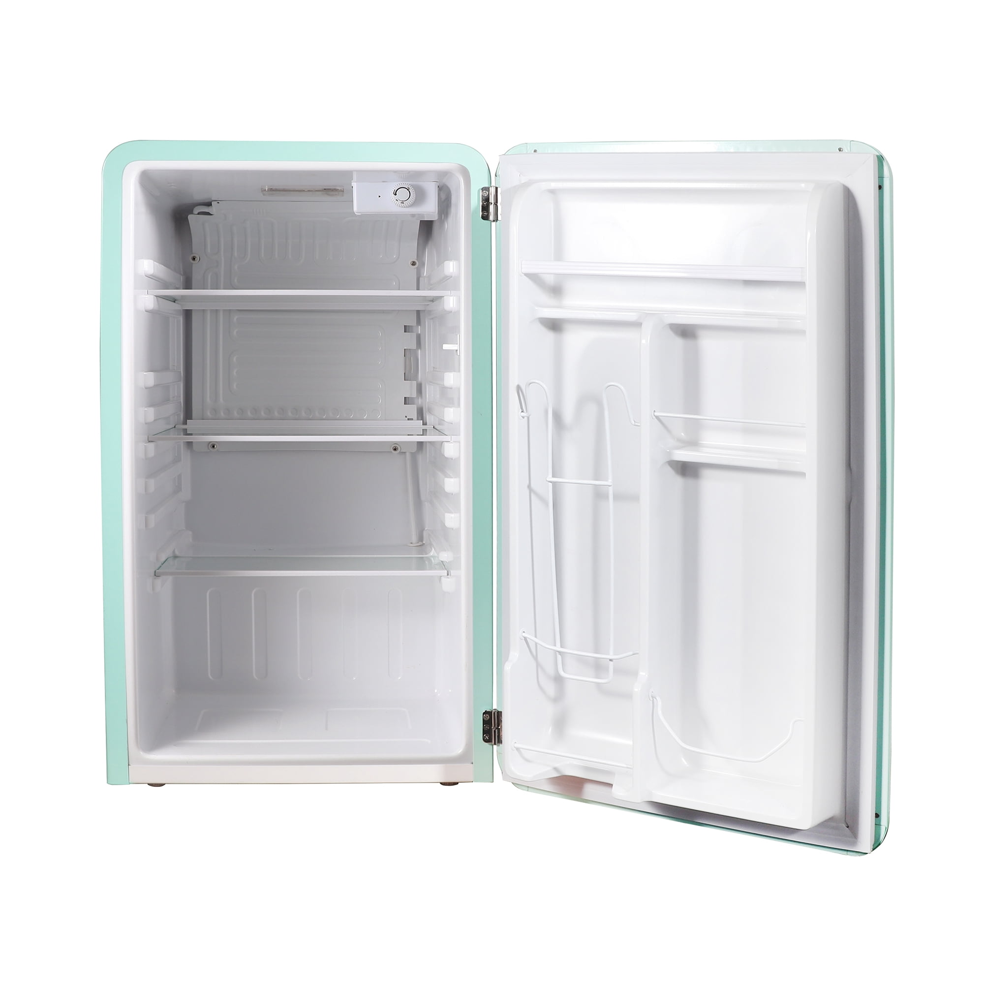 Magic Chef 3.2 cu. ft. Retro Mini Refrigerator in Mint Green, without Freezer in Mint Green