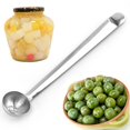 thumbnail image 4 of Stainless Steel Olive Spoon with Drain Hole with Slotted Spoon J Silver, 4 of 5
