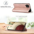 thumbnail image 3 of Compatible with Samsung A22 5G Wallet Case, PU Leather Flip Folio Case with Card Holders RFID Blocking Kickstand [Shockproof TPU Inner Shell] Phone Cover For Samsung Galaxy A22 5G, rosegold, 3 of 11
