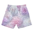 thumbnail image 2 of Kids' Beach Pants Comfortable Swim Trunks Cute Pastel Watercolor Floral Shorts for Pool Vacation and Lounge Wear Small, 2 of 8