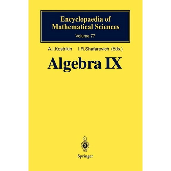 Encyclopaedia of Mathematical Sciences Algebra IX: Finite Groups of Lie Type Finite-Dimensional Division Algebras, Book 77, (Paperback)