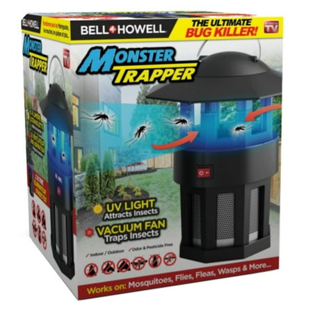 As Seen On Tv Vacuum - Bell + Howell Monster Trapper - The Ultimate Bug Killer, UV Light Attracts Insects Vacuum Fan Traps Insects – As Seen on TV!