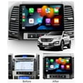 thumbnail image 4 of RoverOne 4+64GB Car Stereo CarPlay GPS Navigation Bluetooth for Hyundai Santa Fe 2 2006-2012 Android Touch Screen Player, 4 of 9