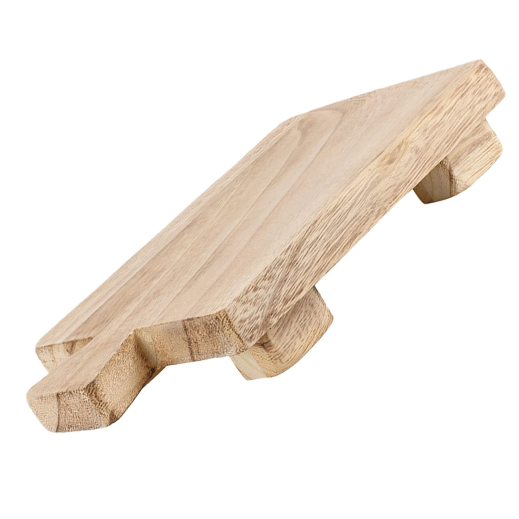 FENGGUIQU Wood Board for Dish Soap in Brown for Kitchen Accessories 1Pack