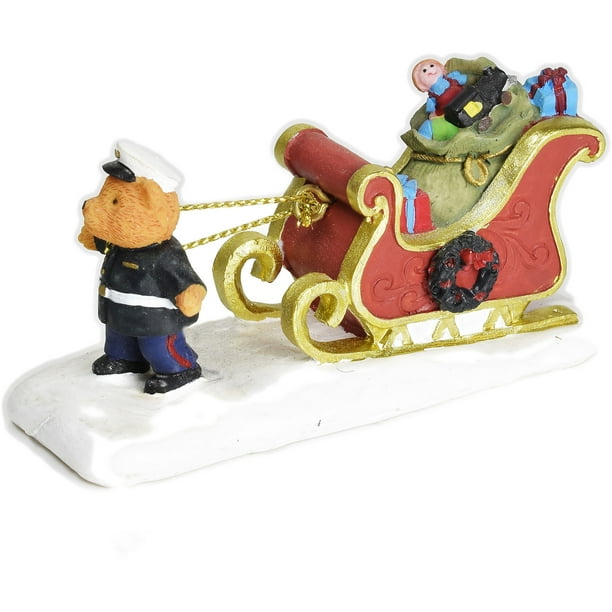 Holiday Time Toys For Tots Christmas Figurine