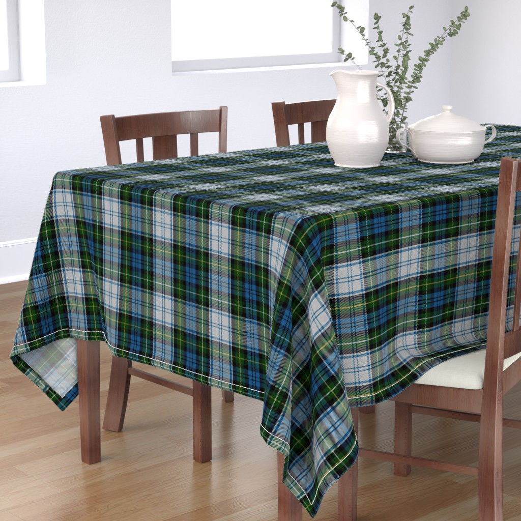 Cotton Sateen Tablecloth, 70" Square Tartan Large Kilt Plaid Scotland