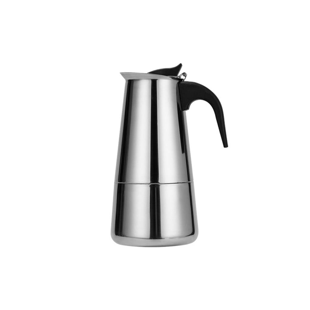 Emotinally Percolator Cup Craftsmanship Breakfast Accessories 600ML Moka Pots Coffee Supplies Handle Design Pot Filtering Kettle  6 Kettles/300ML