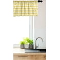 thumbnail image 3 of Ambesonne Yellow Chevron Window Valance, Old Sharp Motif, 54" X 12", Earth Yellow White, 3 of 3