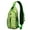 Green-27, variant on Canine Paw Bone Tail Furry Print Crossbody Backpack Travel Daypack, Adjustable Shoulder Strap, Lightweight and Durable, Fashionable appearance, Ideal for city walks, office workers
