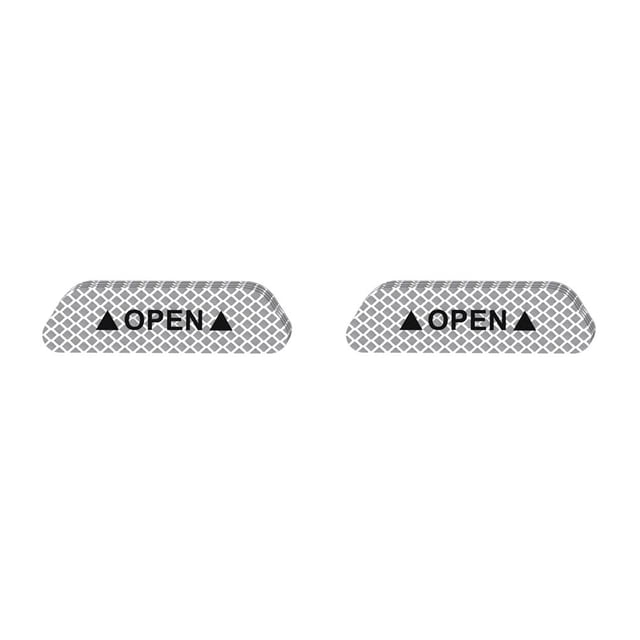 Speravity Pegatinas para puerta de coche, 4 Uds., marca de advertencia de seguridad Universal, cinta reflectante abierta, pegatina para casco de Type4 NO4 Speravity CBP103041