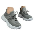 thumbnail image 4 of Women Walking Shoes Breathable Mesh Slip On Ultra Lightweight Tennis Gym Travel Comfort, 4 of 9