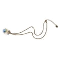 thumbnail image 4 of Flor Botella Bola De Cristal Hecha A Mano Seca Colgante Retro Clavícula Collar Azul Sunnimix Collar pendiente, 4 of 8