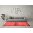 thumbnail image 3 of Ahgly Company Indoor Rectangle Abstract Red Modern Area Rugs, 2' x 4', 3 of 4