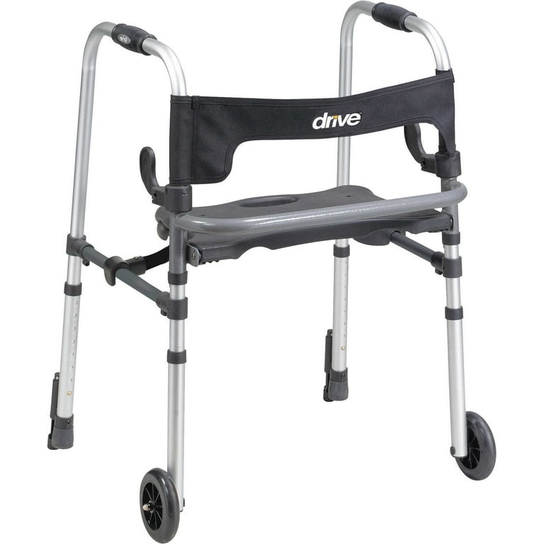 Drive Medical Clever Lite LS Rollator Walker for Seniors