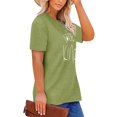 thumbnail image 3 of XCHQRTI Be Kind Womens Shirt Plus Size Graphic Tees Short Sleeve O Neck Summer Casual T Shirt, 3 of 7
