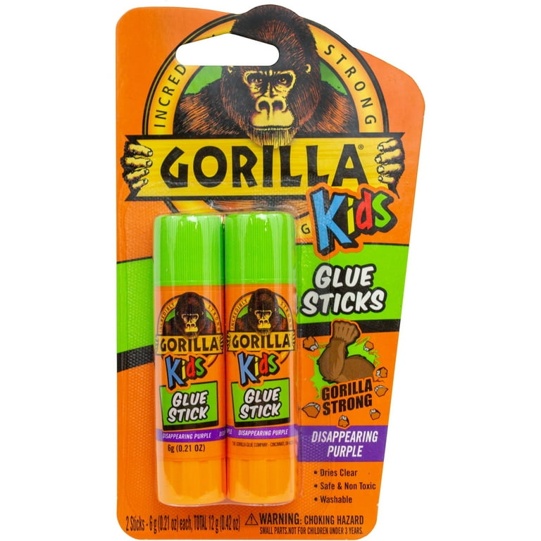 Gorilla, GOR98121, Kids Glue Sticks/School Glue Pack, 32 / Carton, White